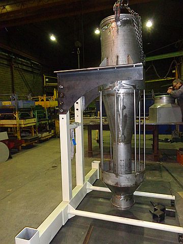 example tuyauterie - station de remplissage big bag